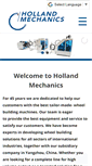 Mobile Screenshot of hollandmechanics.com