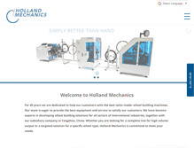 Tablet Screenshot of hollandmechanics.com